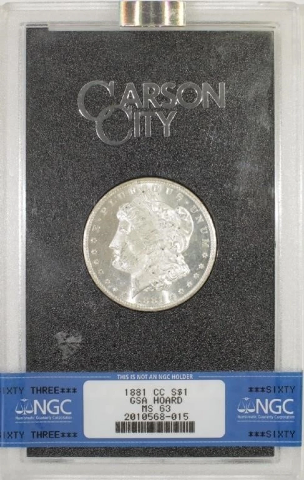 1881-CC GSA Morgan Dollar