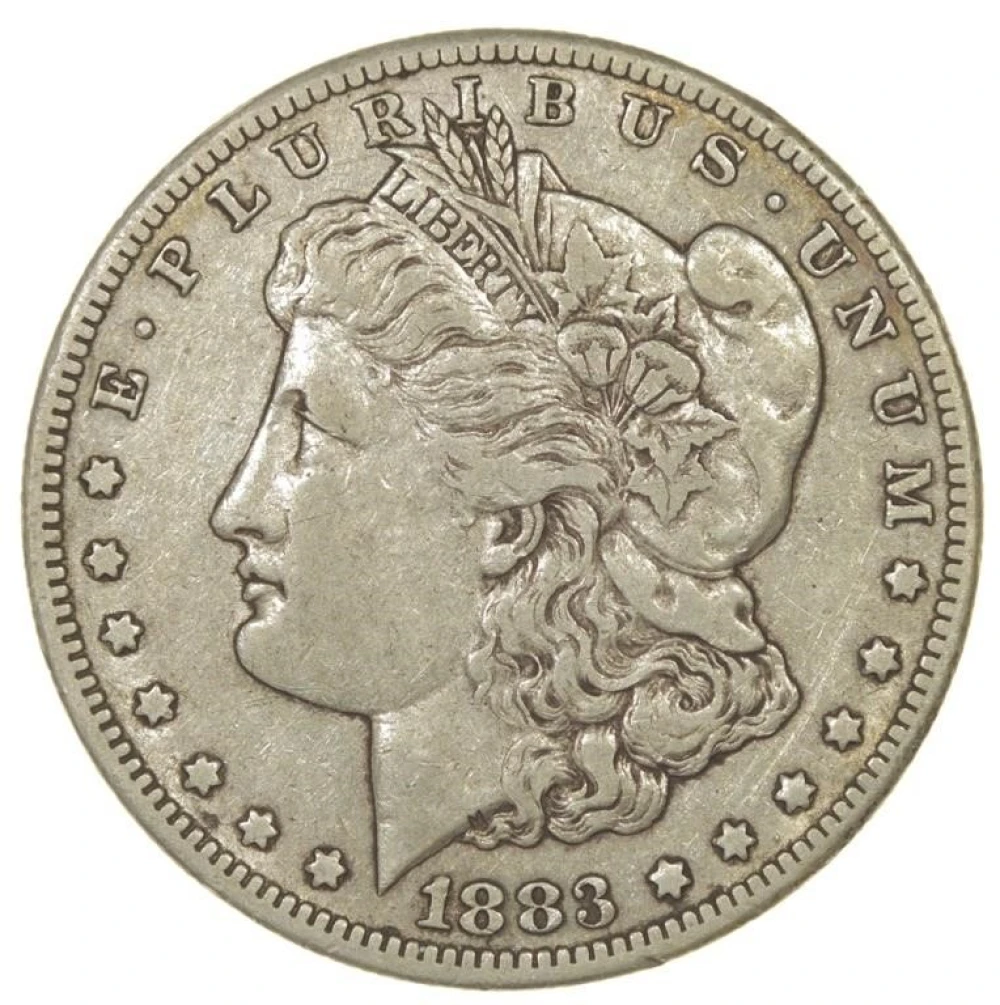 EF 1883-CC Morgan Dollar