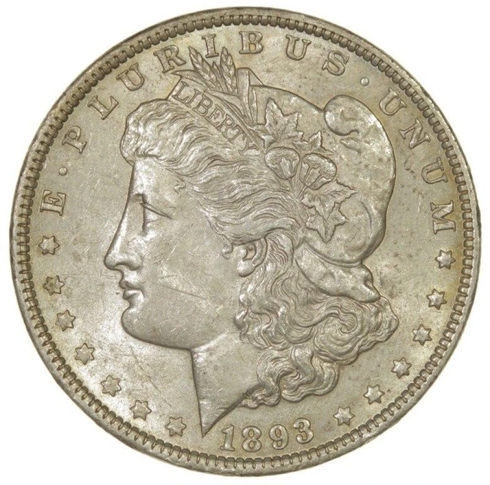 Borderline UNC 1893 Morgan Dollar