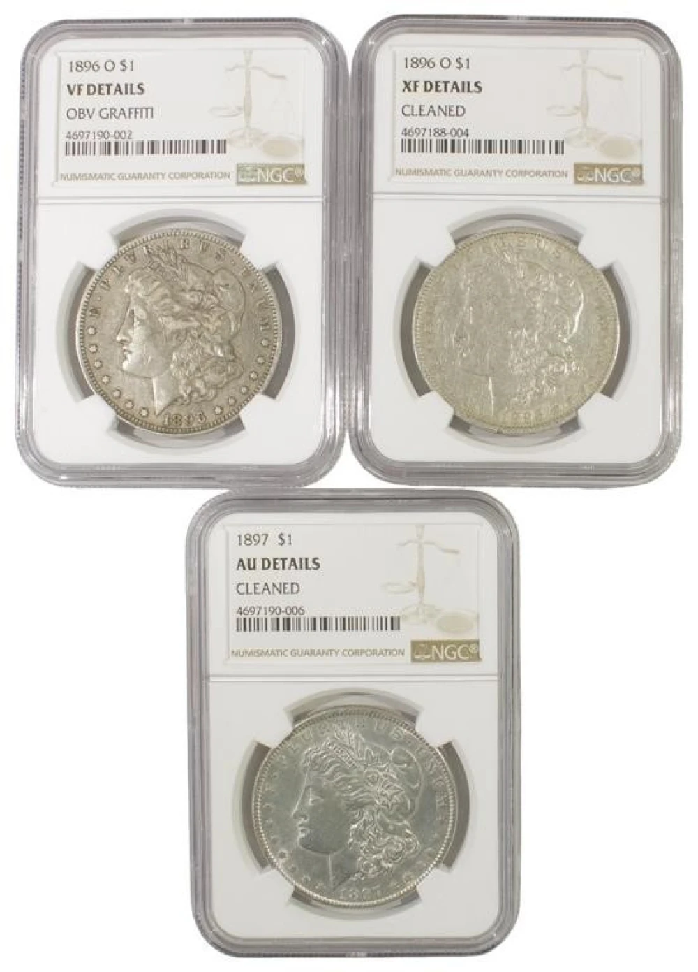 3 Piece Morgan Lot