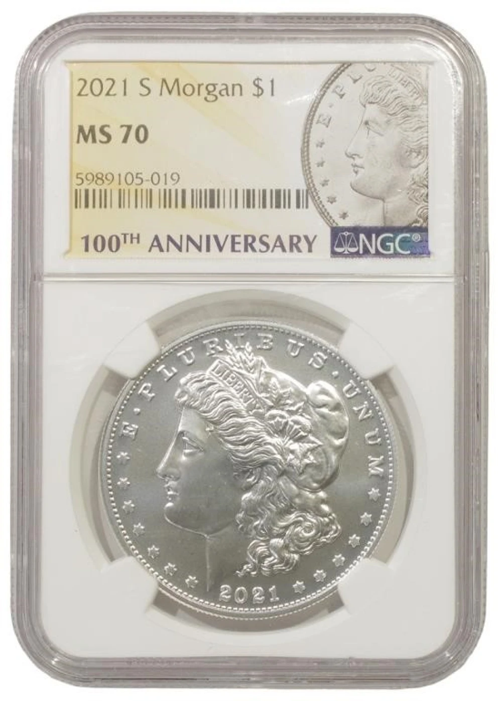 Perfect 2021-S Morgan Dollar