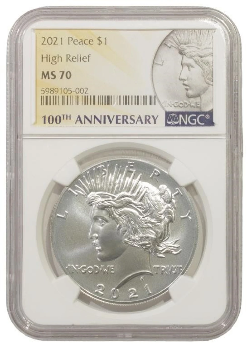 A 2nd Perfect 2021 Peace Dollar