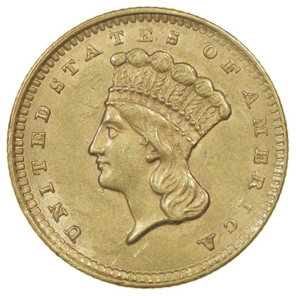 Mint State 1856 $1 Gold