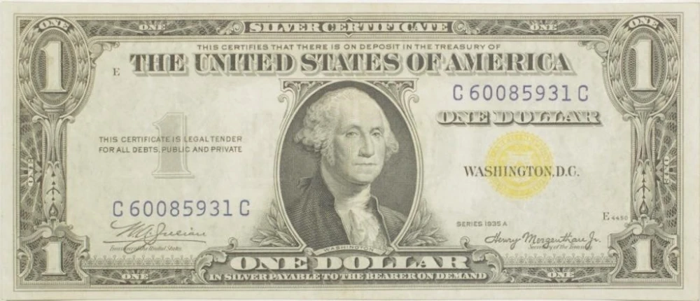 A 2nd 1935-A $1North Africa Silver Certificate