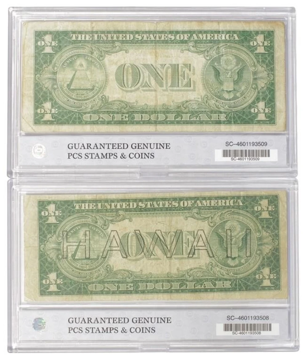 Pair Of WWII Issue $1 Silver Certificates