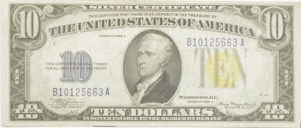 A 2nd 1934-A N. Africa $10
