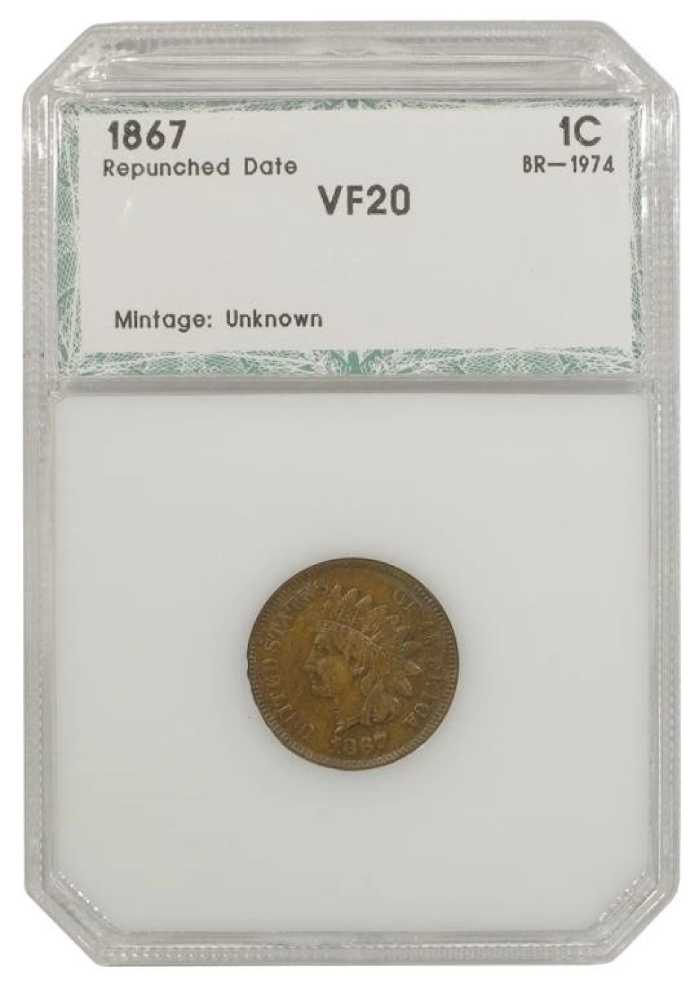 Popular 1867/67 Indian Cent