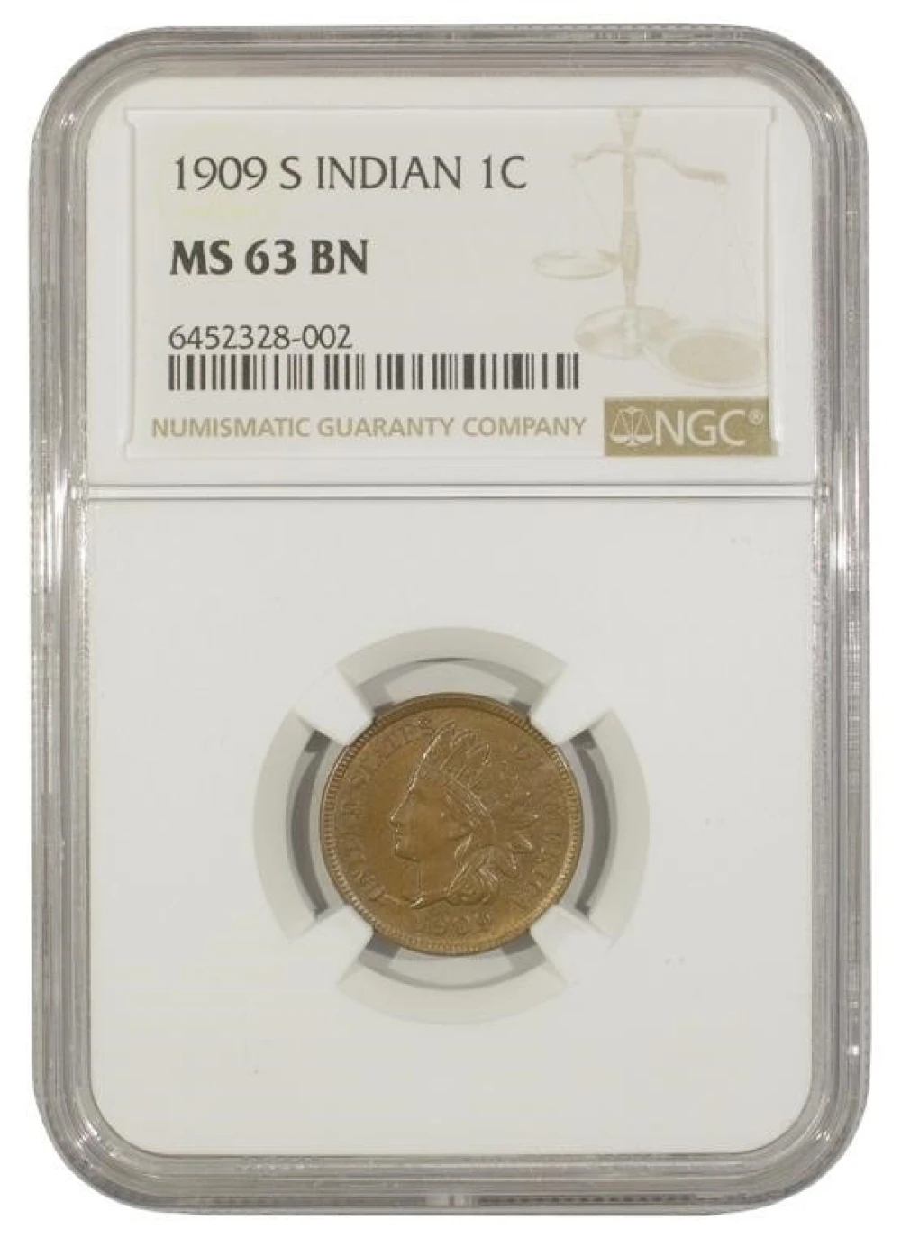 Choice 1909-S Indian Cent