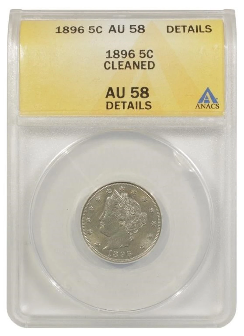 AU 1896 Liberty Nickel