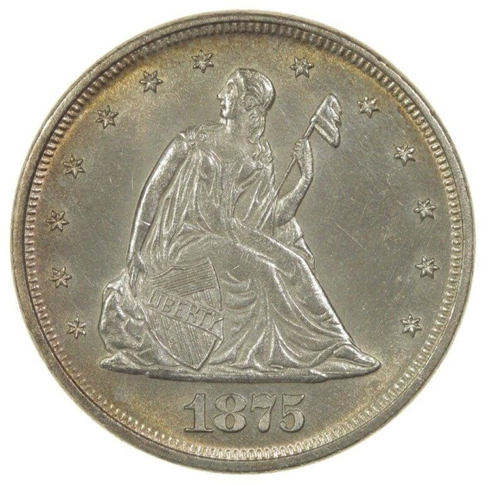 Mint State 1875 Twenty Cent Piece