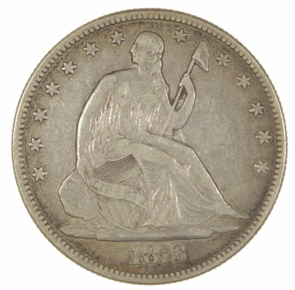 1873 Seated Half Dollar