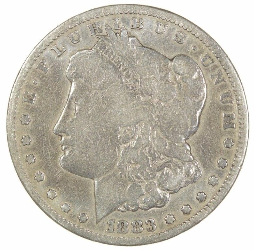 1883-CC Morgan Dollar