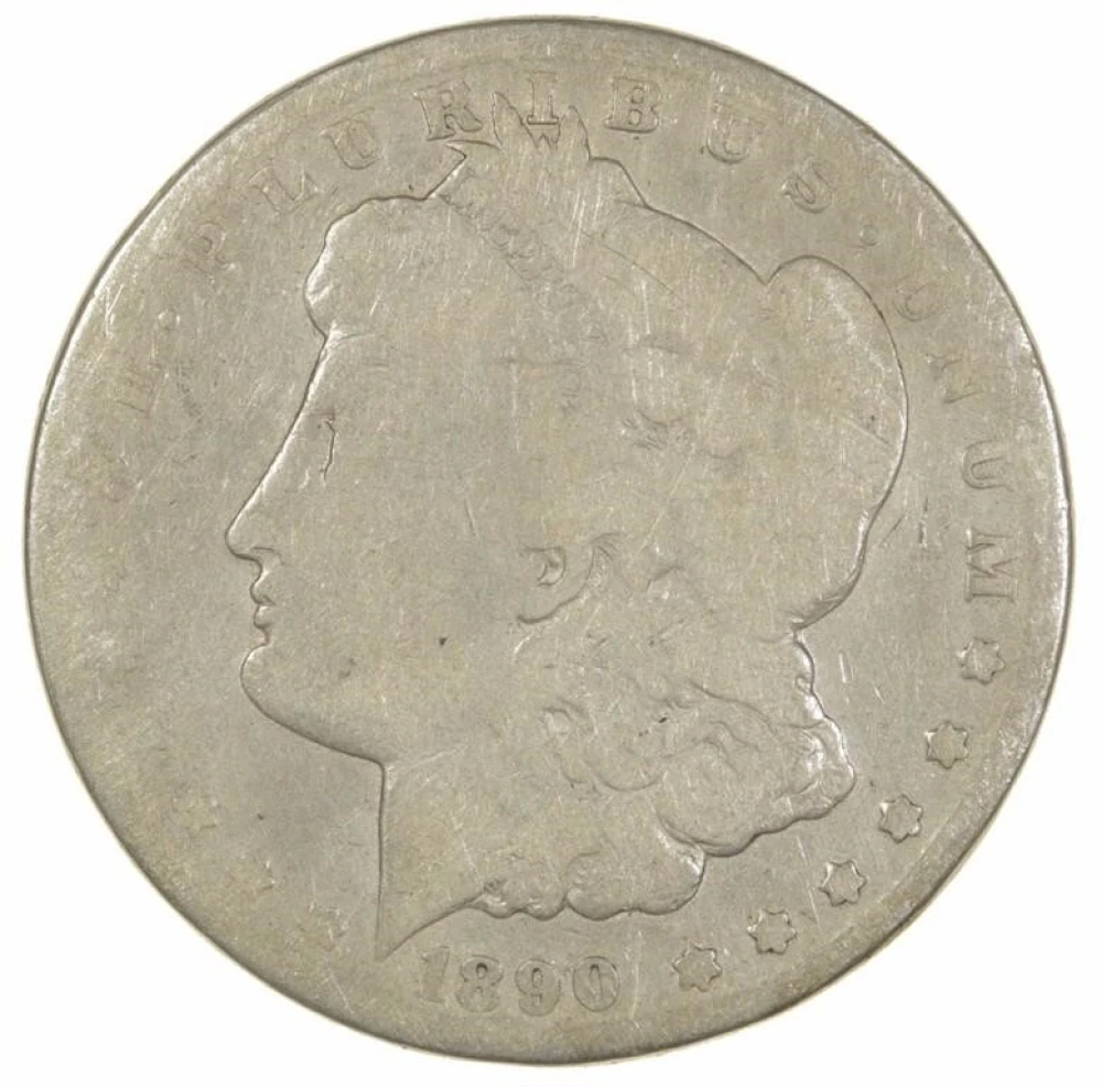 1890-CC Morgan Dollar