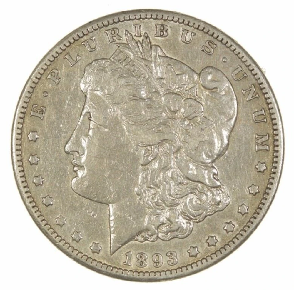 1893-CC Morgan Dollar