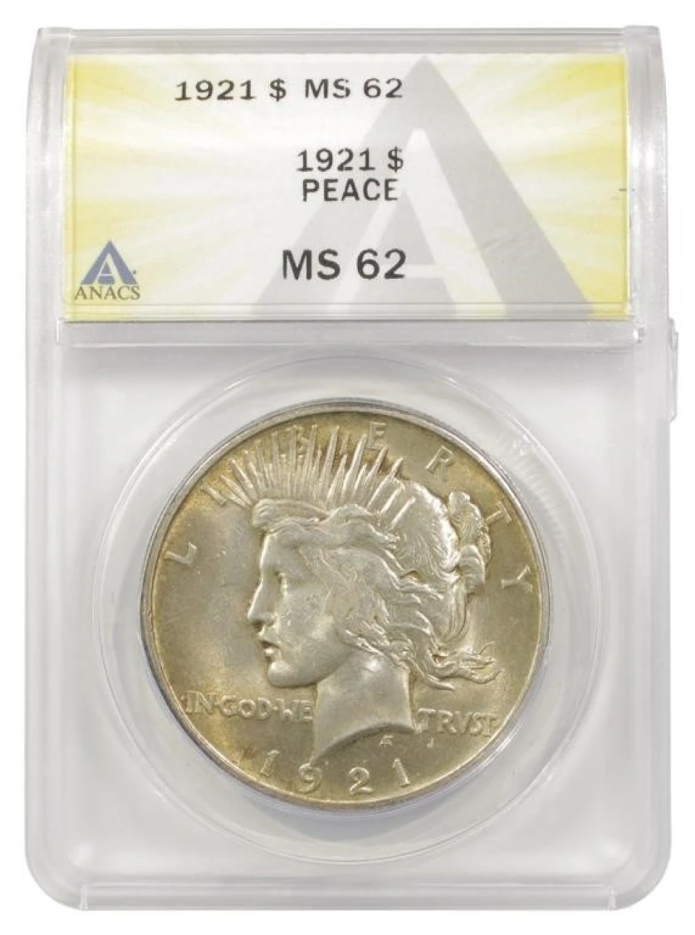 Select UNC 1921 Peace Dollar