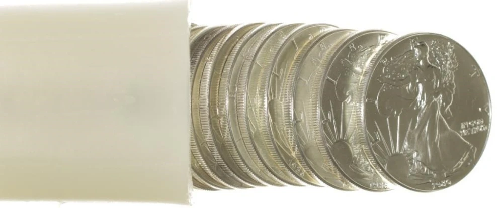1986 Gem BU American Silver Eagle Roll