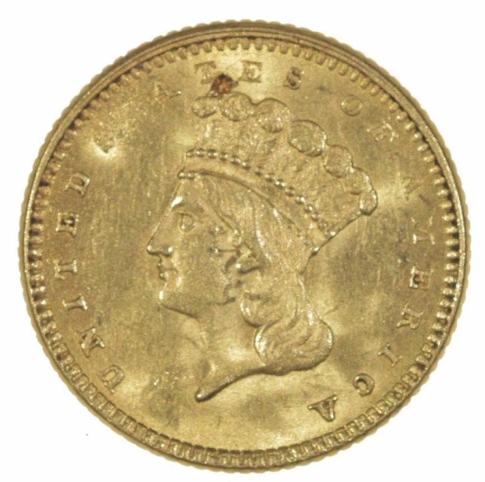 1861 $1 Gold
