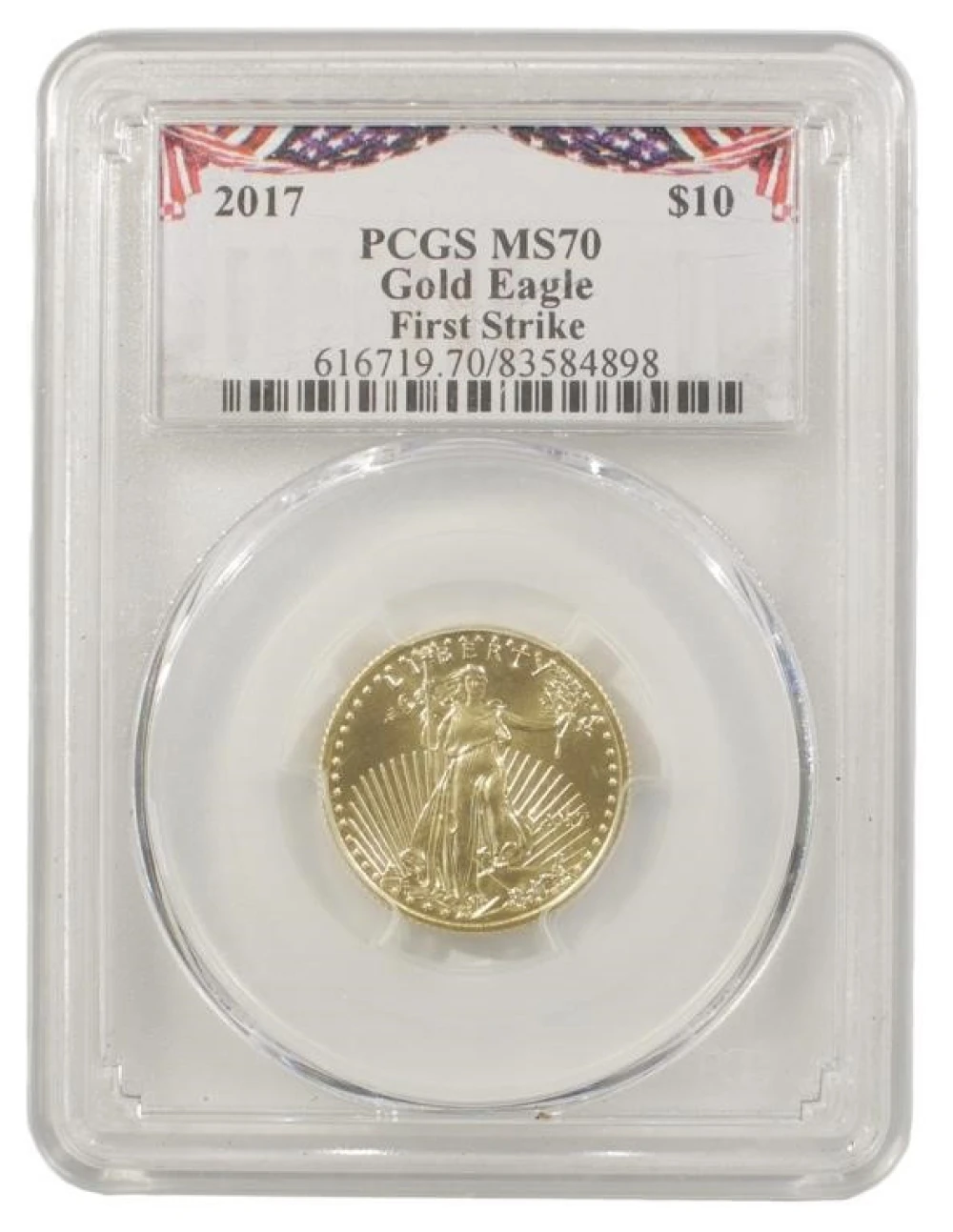Perfect 2017 1/4 Ounce Gold Eagle