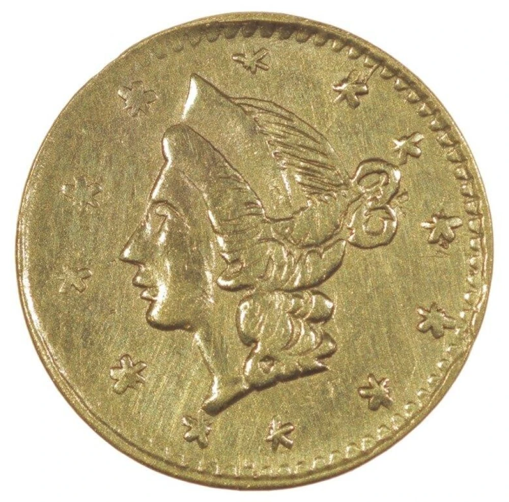 Very Scarce BG-203 California Gold Quarter