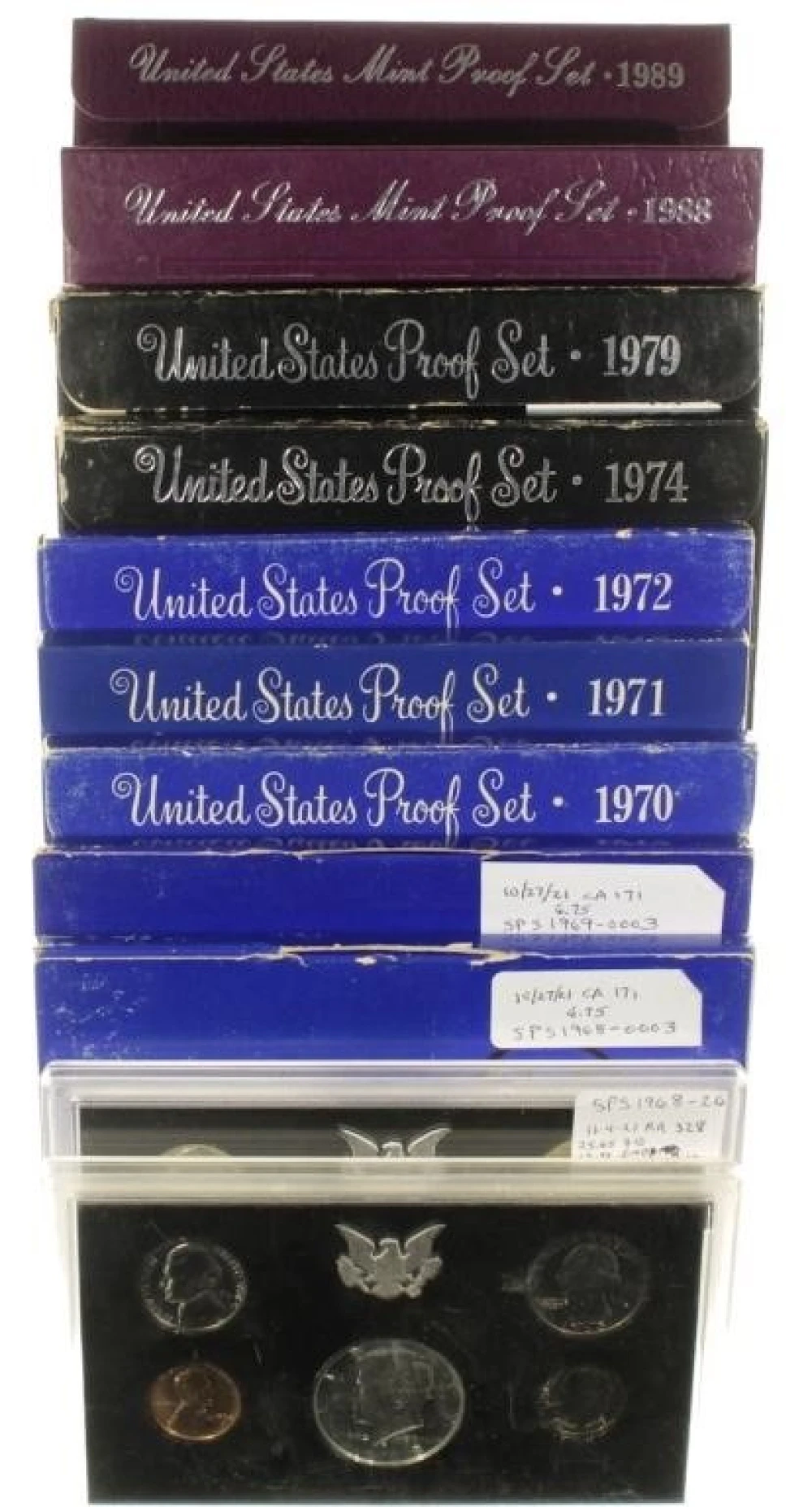 Group of 60's, 70's & 80's Proof Sets