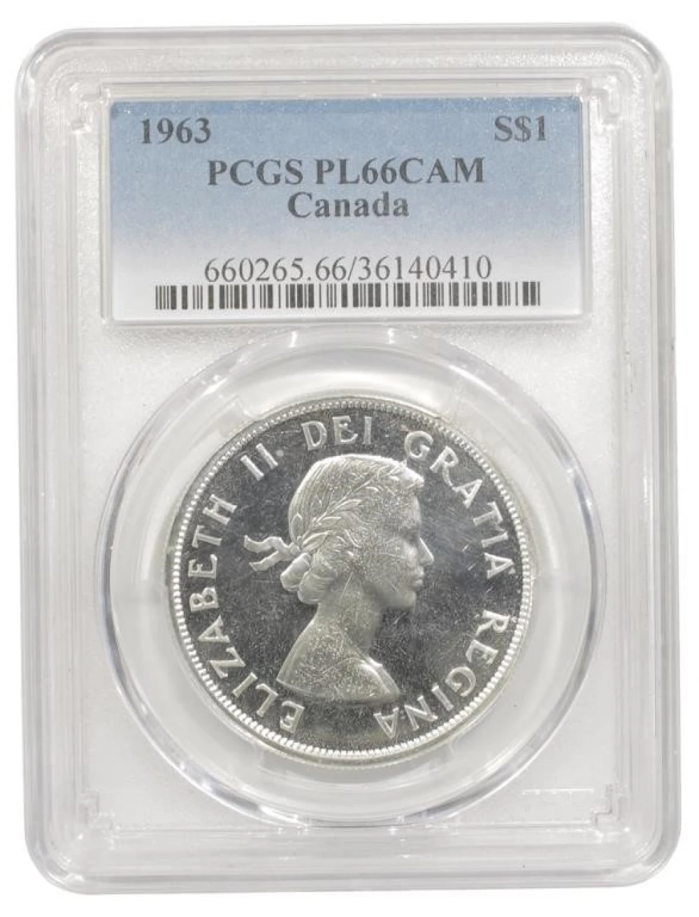 Beautiful Cameo PL 1963 Canadian Dollar