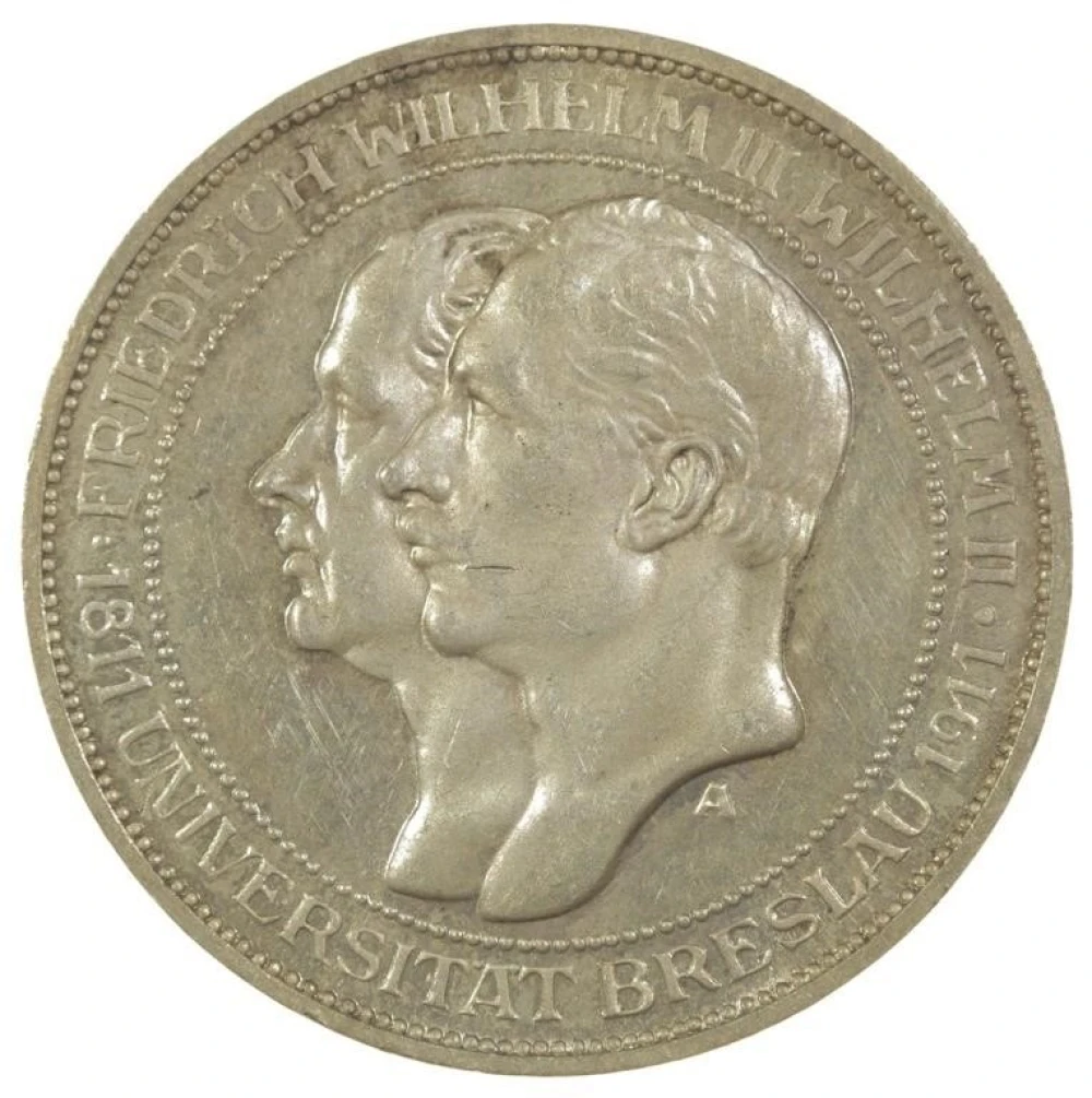 Prussia. Proof 1911A 3 Marks