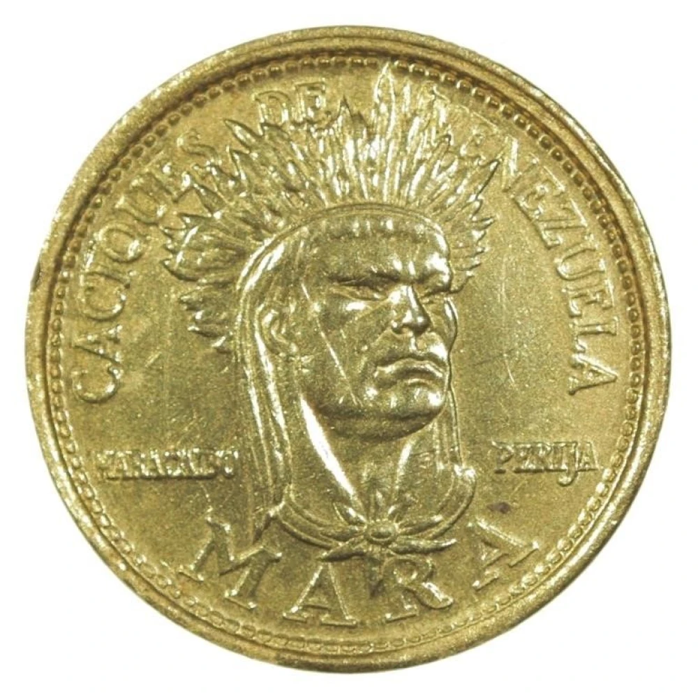 Venezuela. Circa 1957-60 1.5 Gram Gold Chief