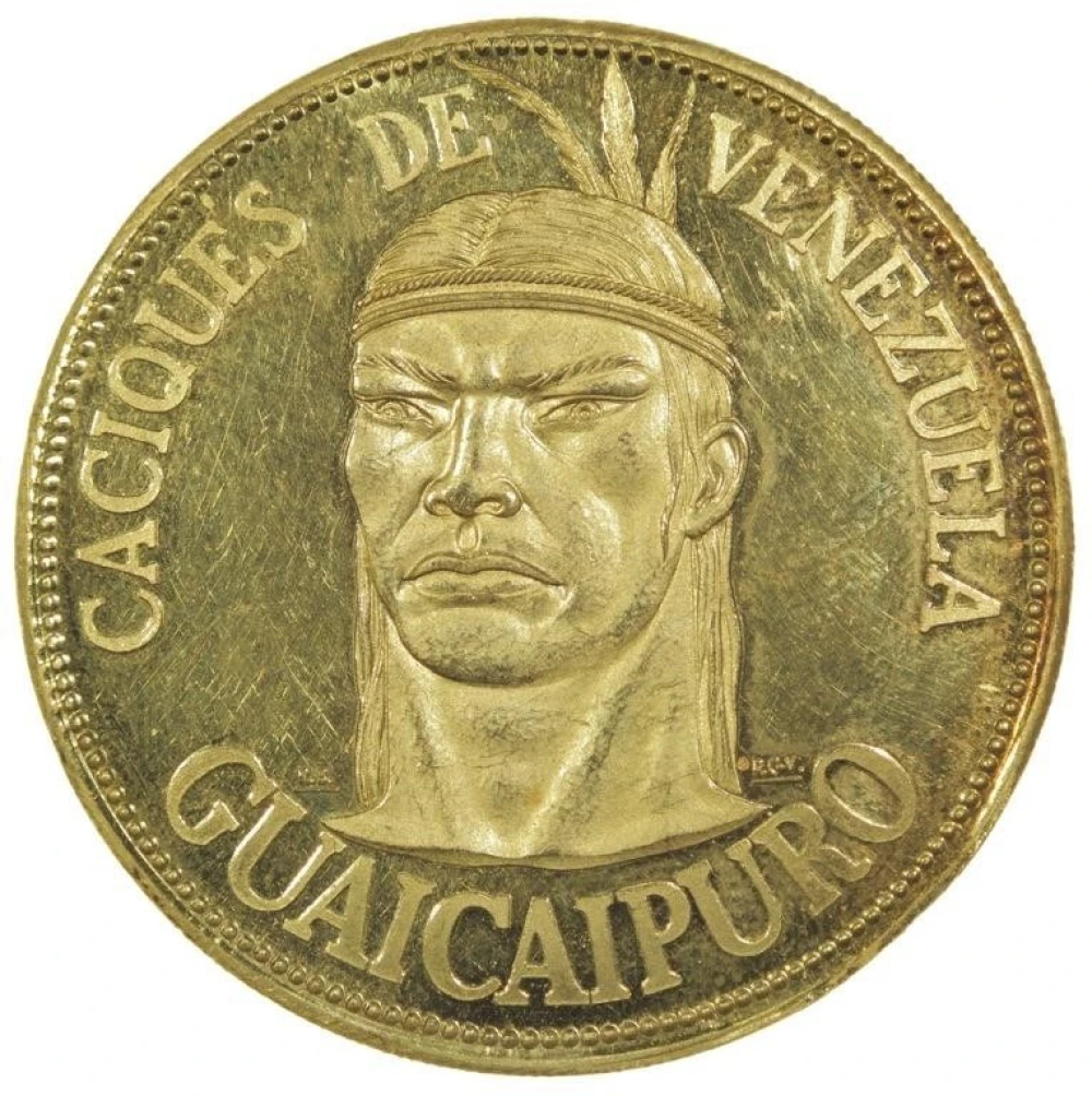 Venezuela. Circa 1957-60 20 Gram Gold Chief