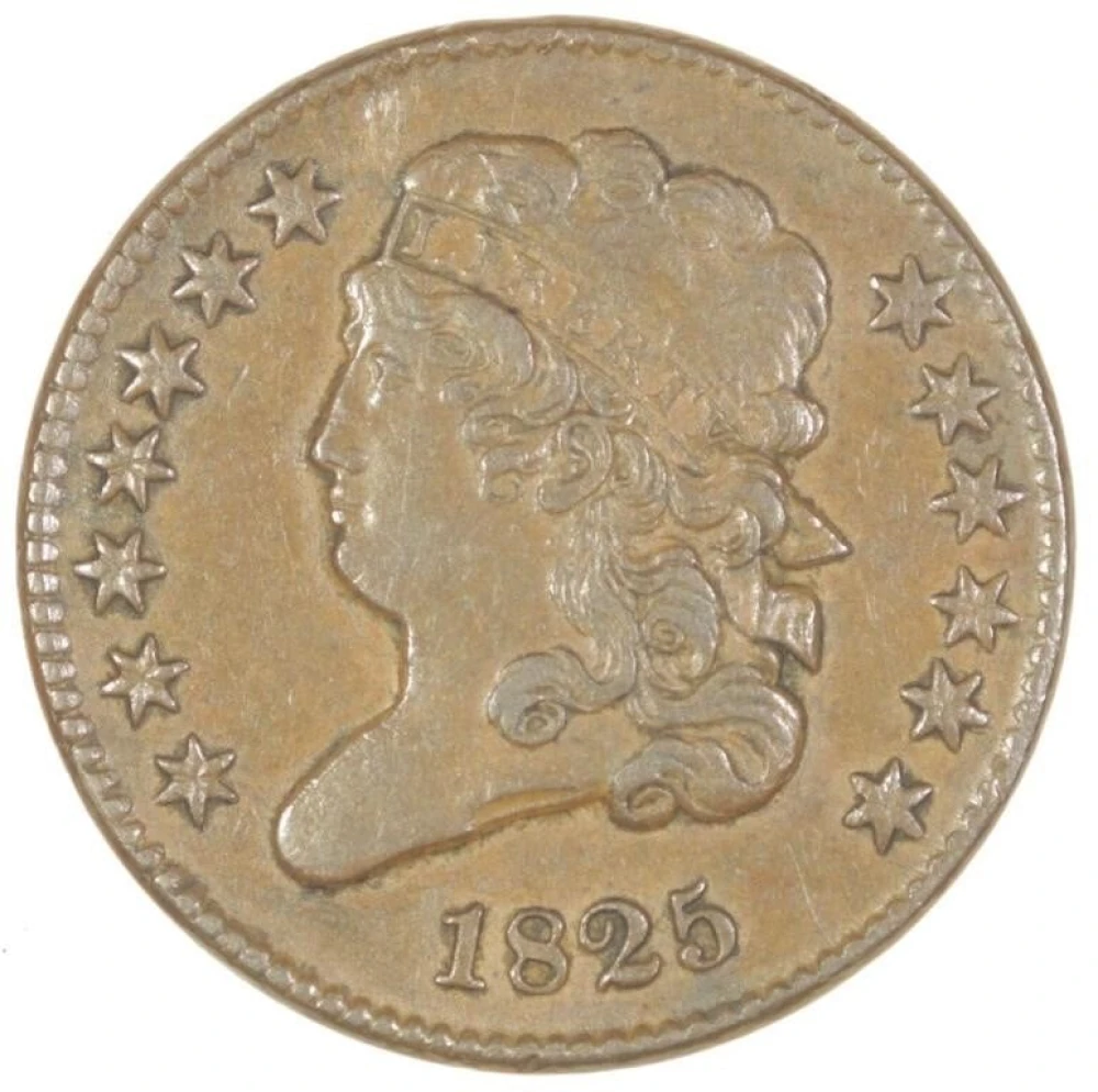 A 2nd Scarce 1825 Half Cent