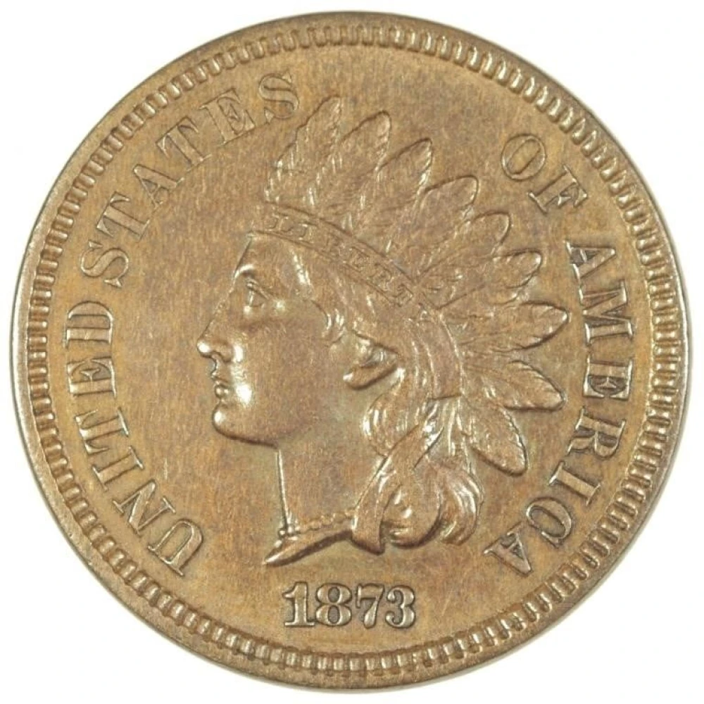 About UNC 1873 Indian Cent
