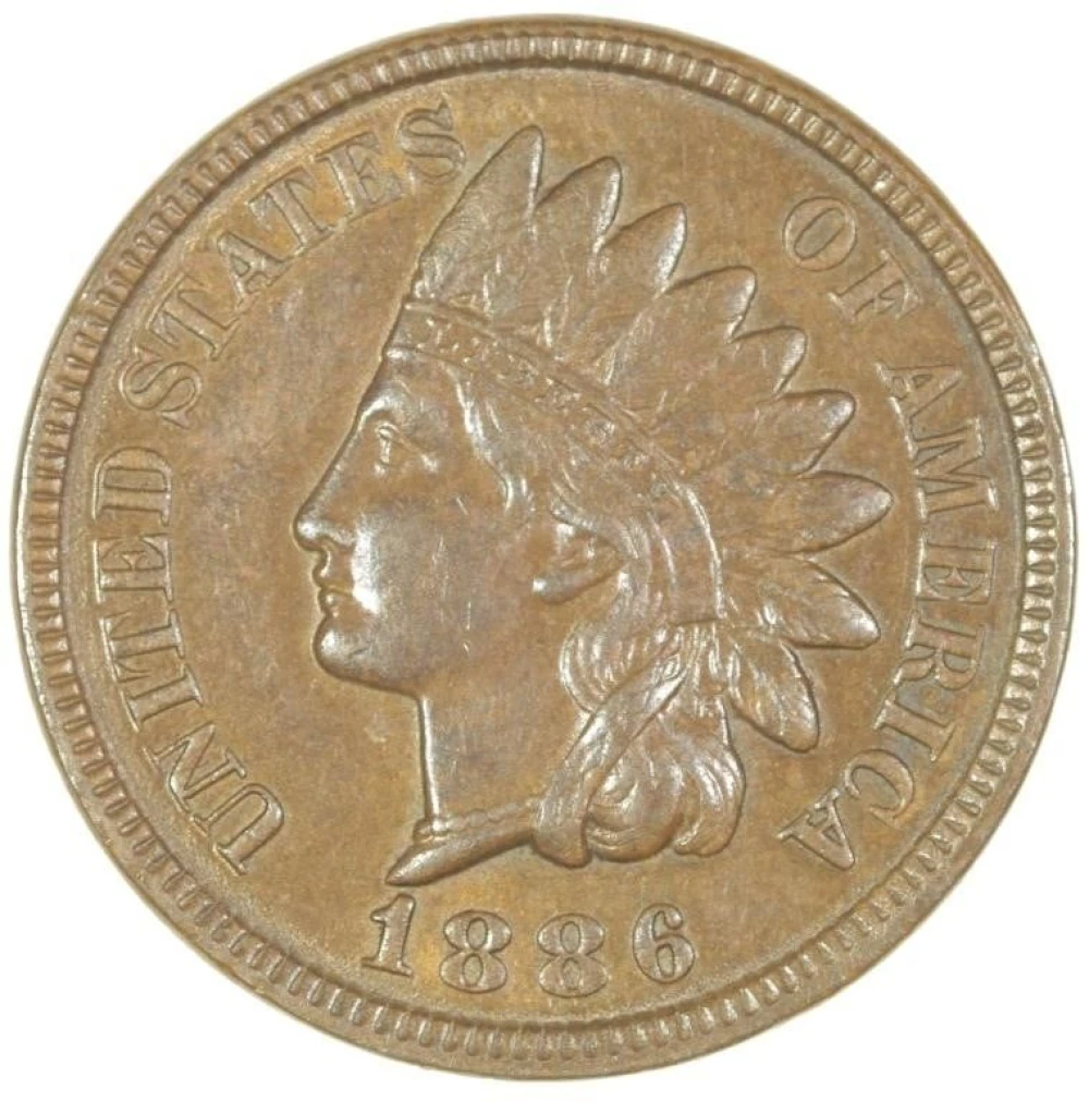 1886 Type II Indian Cent
