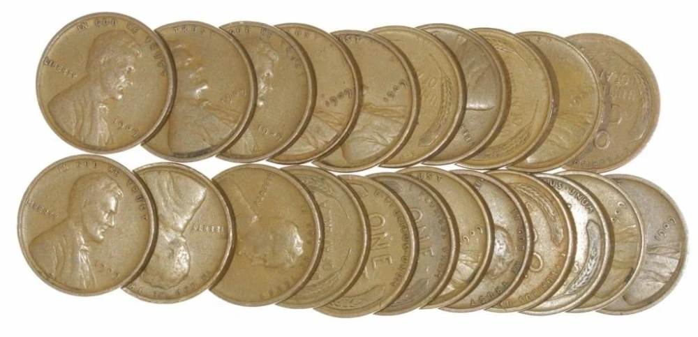 Mini Hoard Of 1909-VDB Cents