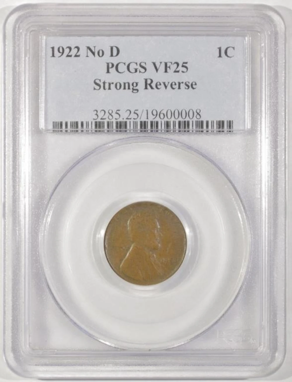 Strong VF 1922 Plain Lincoln Cent