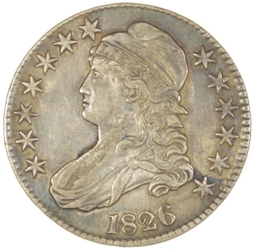 EF 1826 Bust Half Dollar