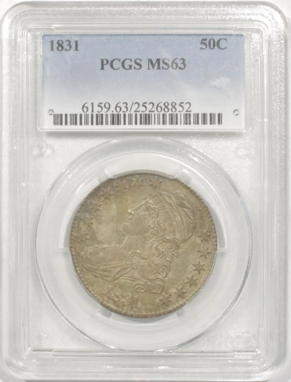 MS-63 1831 Bust Half Dollar