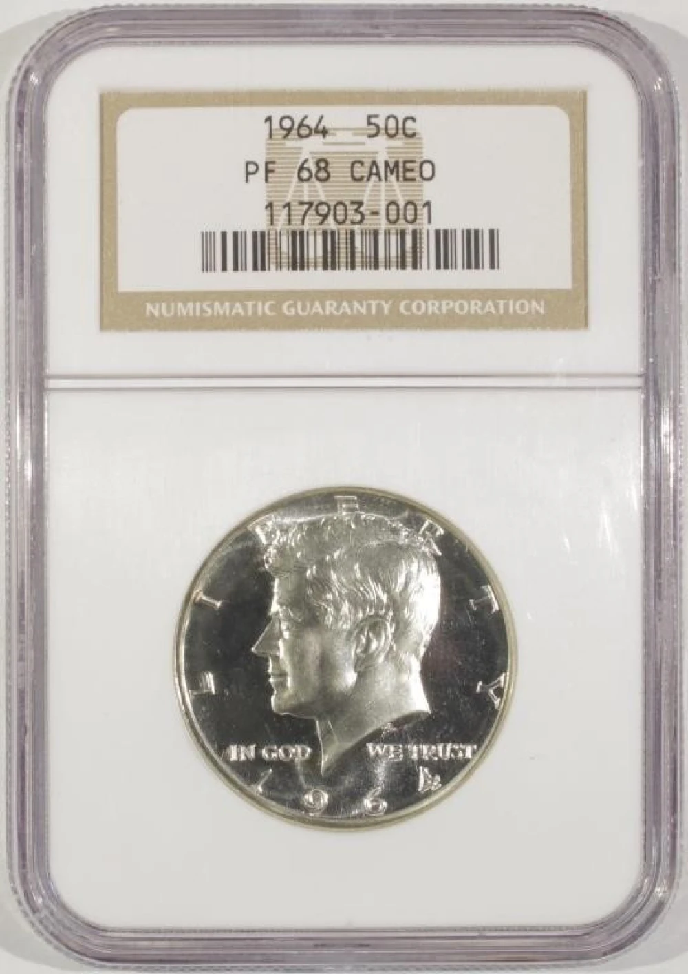Fantastic Gem Proof 1964 Kennedy Half