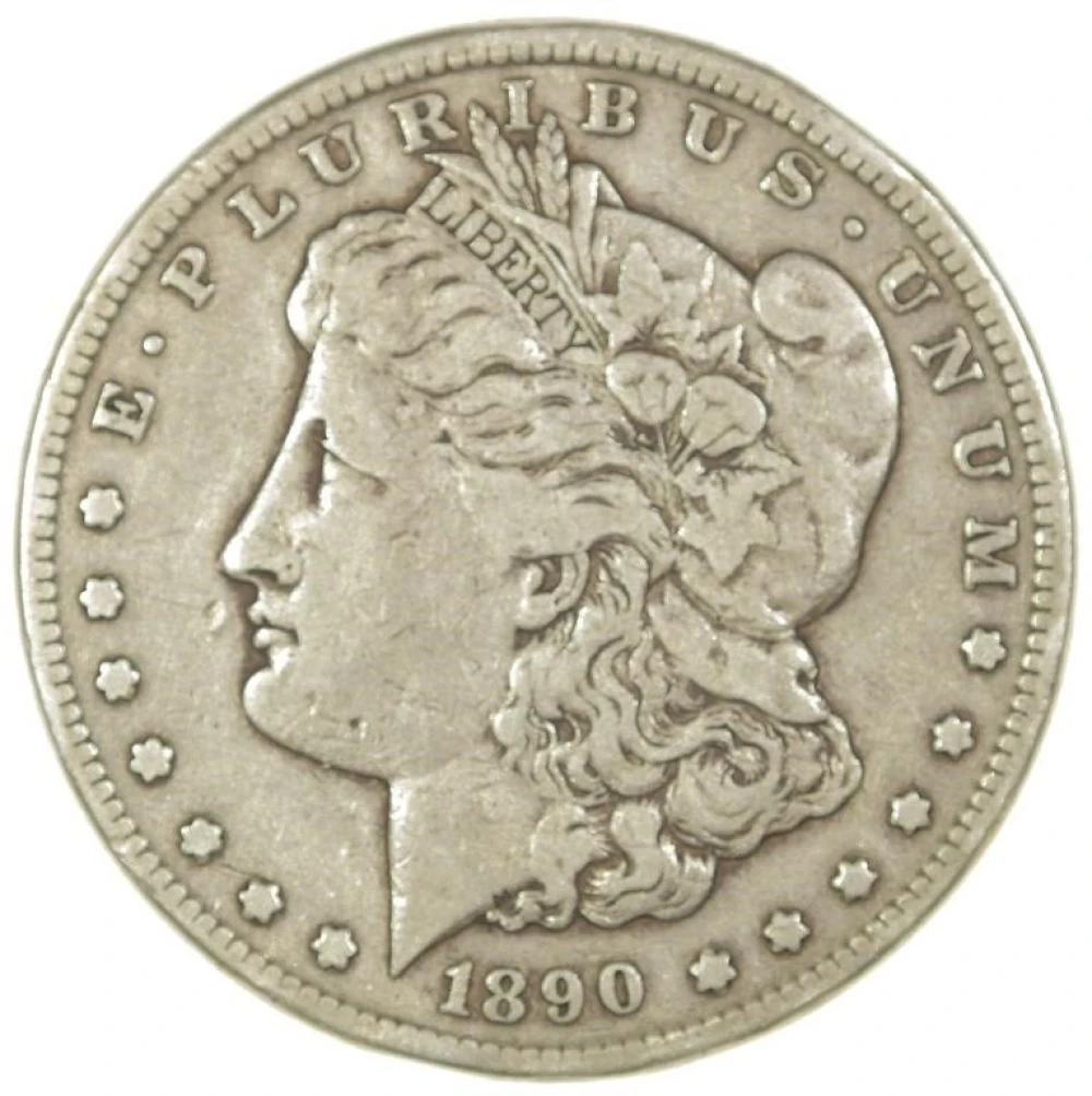 1890-CC Morgan Dollar