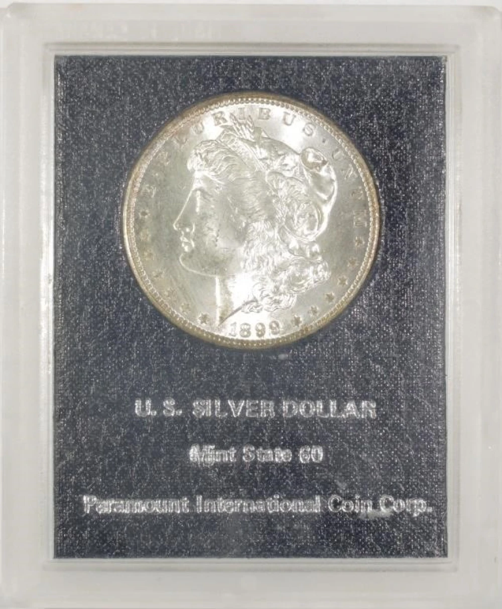 1899-O Morgan Dollar In Paramount Holder