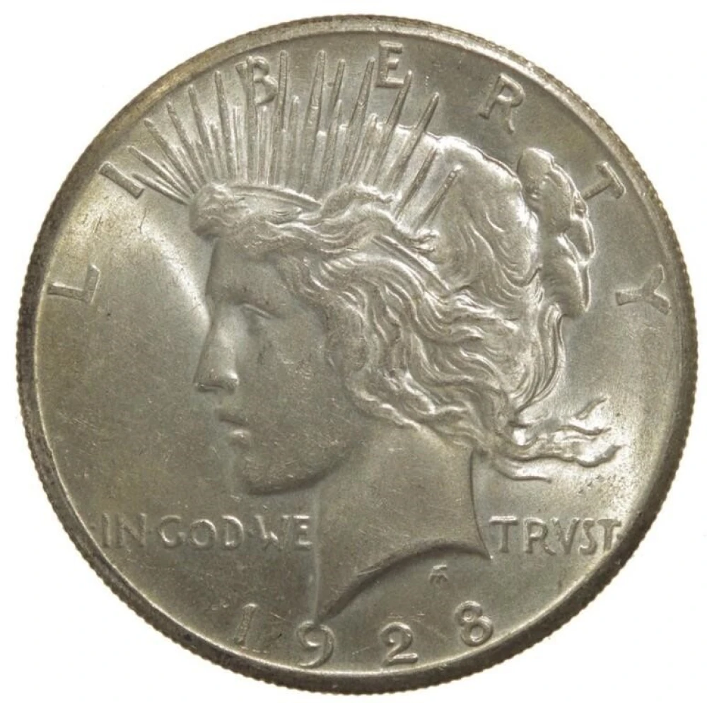 Key 1928 Peace Dollar