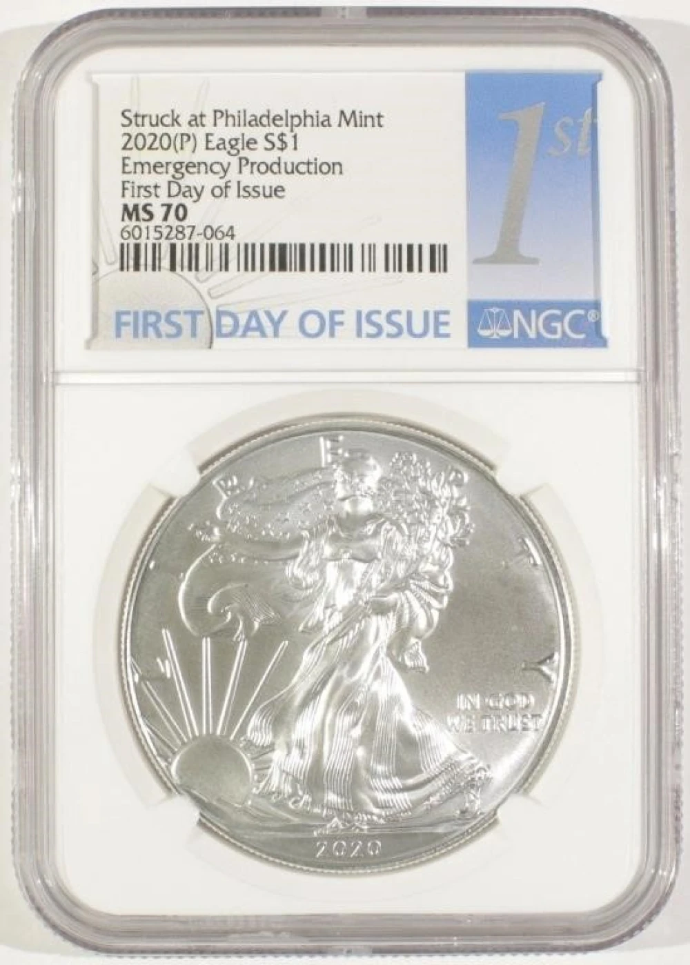 2020 Emergency Production Silver Eagle
