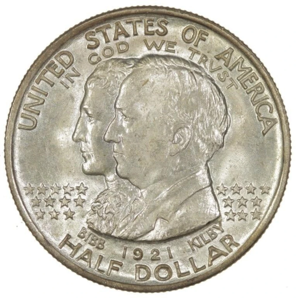 Very Choice 1921 Alabama Half Dollar