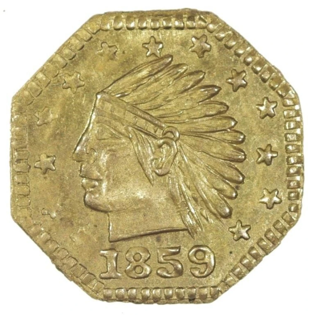 1859 California Gold Token