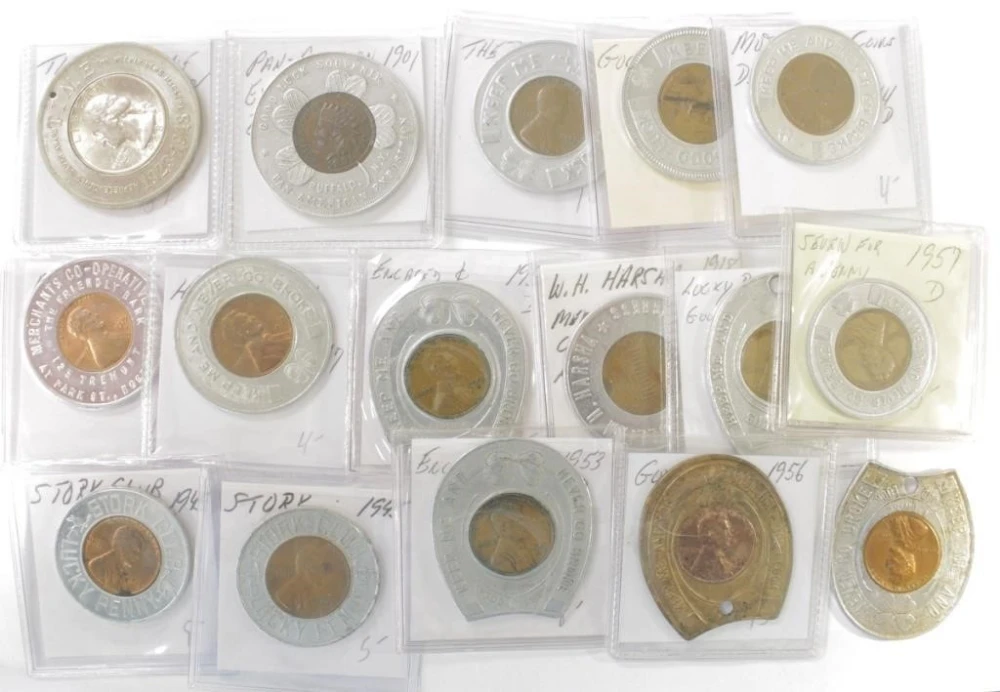 16 Piece Encased Coin Collection