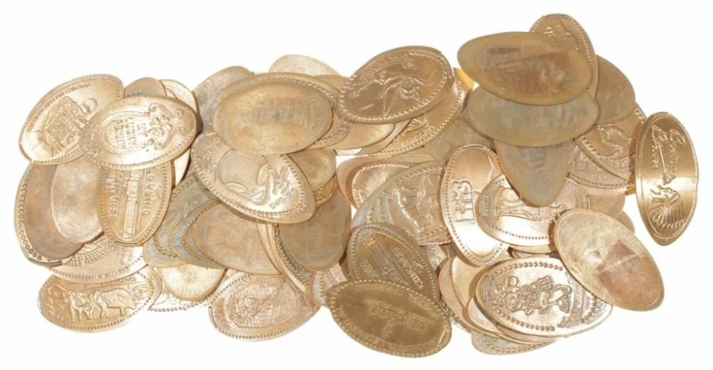 Lot of 75 Rolled Out Cents