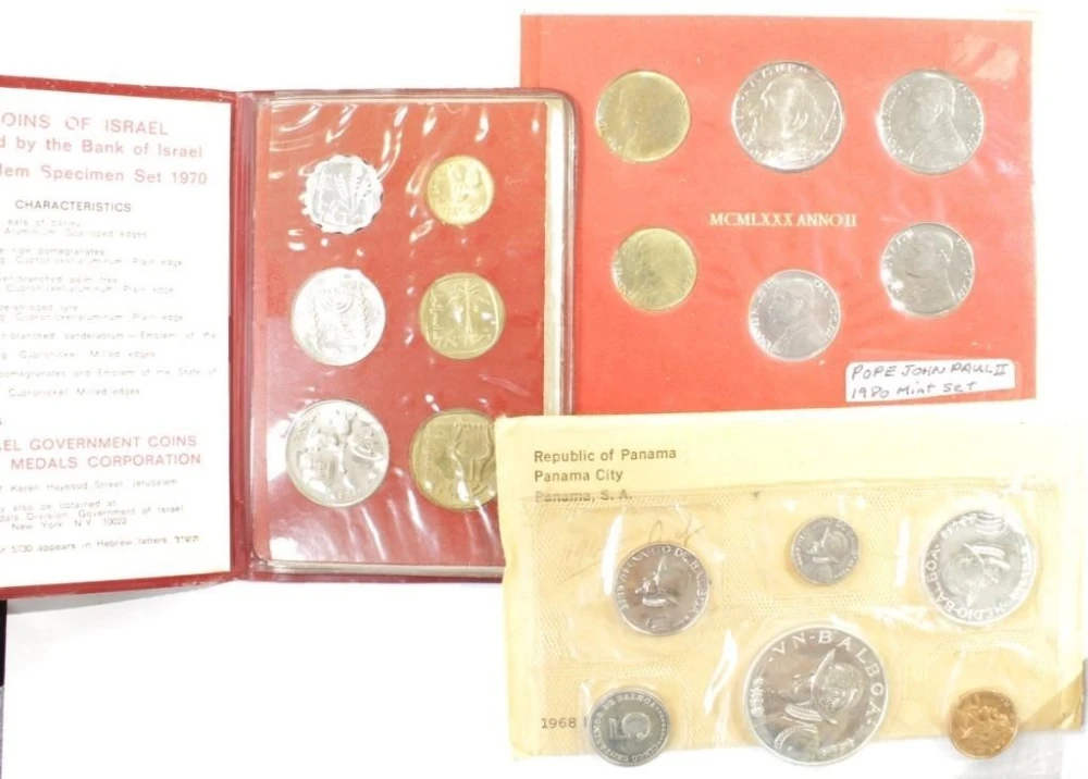 3 World Coin Sets