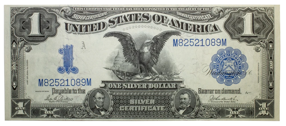 Crisp AU Series 1899 Black Eagle $1