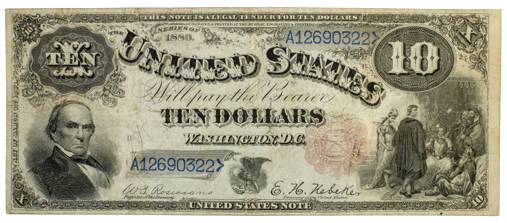 VF Series 1880 Legal Tender $10
