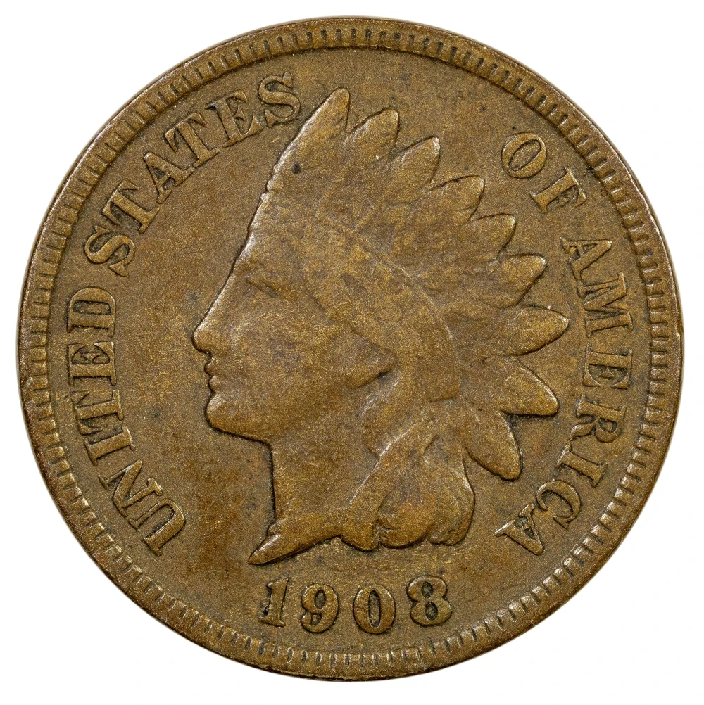 Fine-12 1908-S Indian Cent