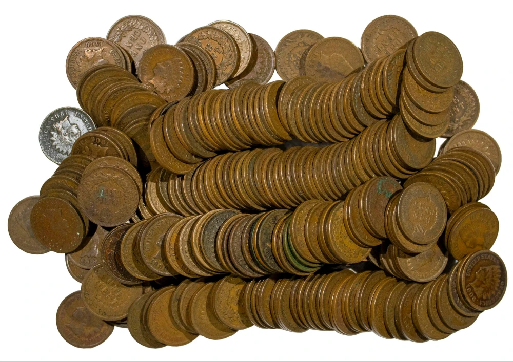 250 Piece Indian Cent Lot