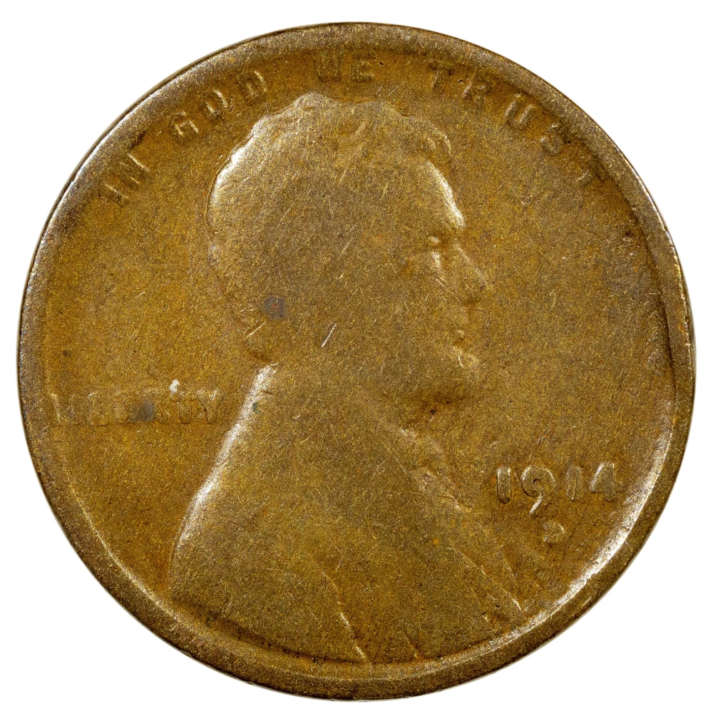Good-4 Details 1914-D Cent